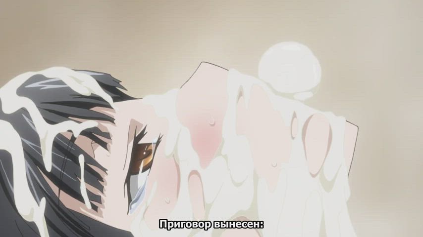 3d animation anime big tits bukkake cum hentai sex gif