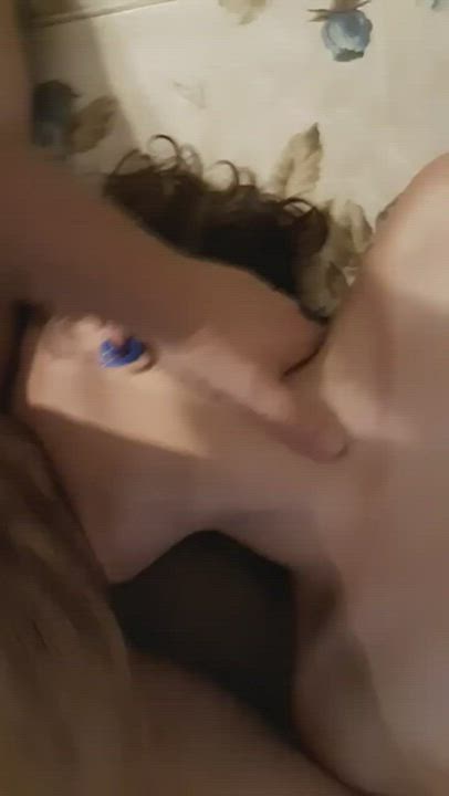 Fucking her throat